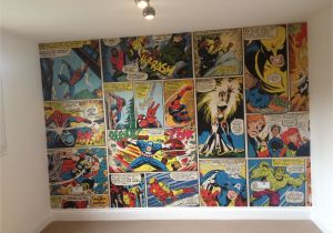 Marvel Superhero area Rugs Marvel Comic Wallpaper Ronnie S Bedroom 3 Basement Pinterest