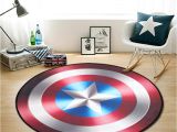 Marvel Superhero area Rugs Modern Minimalist Elegance European Style Deer Round Non Slip Mat