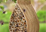 Mason Bee House Plans Bamboo Garden Bee Pollination Hanging Mason Bee House Mason Bee Hive