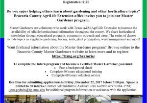 Master Gardener Program Online Coolest Master Gardener Program Online 25 About Remodel Simple Home