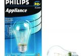 Maytag Microwave Light Bulb 40 Watt A15 Incandescent Clear Appliance Light Bulb 416768 the