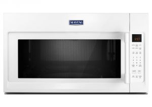 Maytag Microwave Light Bulb Maytag 2 0 Cu Ft Over the Range Microwave Hood In White Mmv4206fw