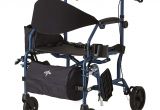 Medline Combo Rollator Transport Chair Amazon Com Medline Combination Rollator Transport Chair Blue