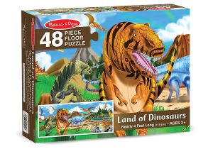 Melissa and Doug Floor Puzzles 100 Piece Amazon Com Melissa Doug Land Of Dinosaurs Floor Puzzle 48 Pcs 4