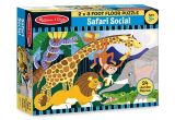Melissa and Doug Floor Puzzles 100 Piece Amazon Com Melissa Doug Safari social Jumbo Jigsaw Floor Puzzle