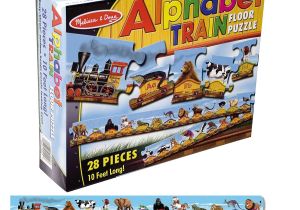Melissa and Doug Floor Puzzles Alphabet Train Delightful toy Shop