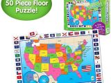 Melissa and Doug Floor Puzzles Amazon Com the Learning Journey Jumbo Floor Puzzles Usa Map