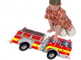 Melissa and Doug Floor Puzzles Fire Truck Amazon Com Melissa Doug Fire Truck Jumbo Jigsaw Floor Puzzle 24