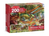 Melissa and Doug Floor Puzzles Melissa and Doug Dinosaur World 200 Piece Floor Puzzle Dinosaur