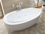Menards Acrylic Bathtubs Stream 38" X 71" Freestanding Whirlpool Jetted Bathtub at