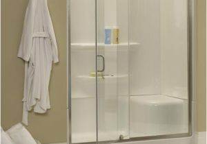 Menards Bathtub Doors Cove Frameless Door and Panel 54 60" Wide by 69" High at