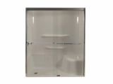 Menards Bathtub Doors Lyons 60" W X 72" H Glass bypass Shower Door at Menards