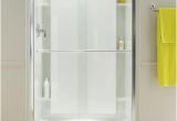 Menards Bathtub Doors Sterling Finesse Frameless by Pass Shower Door at Menards