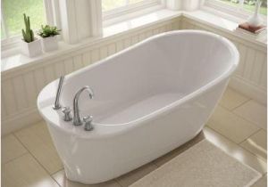 Menards Bathtub Installation Maax Sax 5 Ft Freestanding Reversible Drain Bathtub In