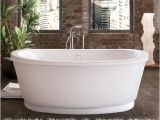 Menards Bathtub Overflow Peak 36" X 66" Freestanding soaking Bathtub at Menards