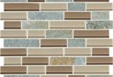 Menards Bathtub Tile Daltile Phase Mosaics Stone and Glass Wall Tile 1" Random