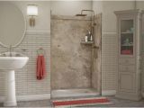 Menards Bathtub Wall Surrounds Flexstone 48"x36"x78" Elegance 3 Panel Shower Kit at Menards