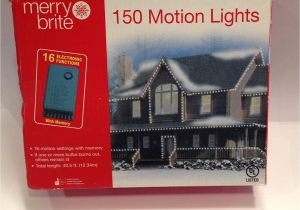 Merry Brite Lights Amazon Com Merry Brite 150 Motion White Lights Home Kitchen