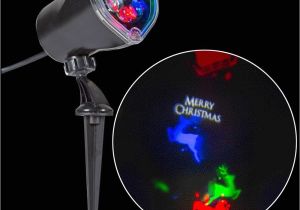 Merry Brite Lights Lightshow Merry Christmas with Reindeer and Sleigh Projection
