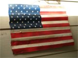 Metal American Flag Garden Art Flag On Roof Tin Red White Blue July 4 Pinterest Flags