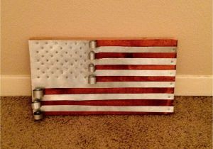 Metal American Flag Garden Art Wood and Metal American Flag Home Of the Brave Pinterest Flags