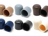 Metal End Caps for Chair Legs Individual Pieces Non Marring Plastic Foot Cap Glides for Metal