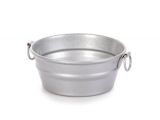 Metal Outdoor Bathtub Mini Wash Tub Small Metal Washtub Silver Outdoor Wash Tub