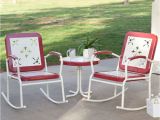 Metal Outdoor Dining Chairs Chair Fabulous Metal Patio Rocking Chairs Awesome Patio Rocker New