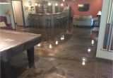 Metallic Epoxy Floor Metallic Marble Epoxied Basement Floor In Peoria Illinois