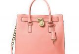 Michael Kors Light Pink Purse Michael Michael Kors Hamilton Large Saffiano Leather tote Pale