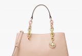 Michael Kors Light Pink Purse Online Michael Kors soft Pink Cynthia Saffiano Leather Satchel Best