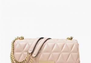 Michael Kors Light Pink Purse Price Michael Kors soft Pink Sloan Large Quilted Leather Shoulder
