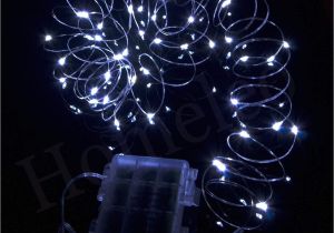 Micro Led Lights Battery Powered Amazon Com Homeleo 33ft 100led Battery Powered String Lights W