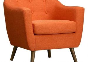 Mid Century Modern Accent Chair orange Roland Mid Century Accent Chair orange In La Chairs