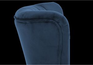 Midnight Blue Accent Chair Aylenne Accent Chair In Midnight Blue Velvet