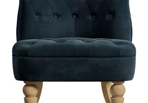 Midnight Blue Accent Chair Birlea Grace Velvet Fabric Midnight Blue Easy Accent