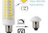 Mini Light Bulb socket 2 Packe11 Led Bulbs All New 102leds Mini Dimmable Candelabra