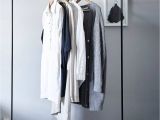 Minimalist Clothing Rack Cozy Grey Home Via Cocolapinedesign Com Wardrobe Pinterest