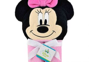 Minnie Mouse Baby Bathtub Disney Minnie Mouse Hooded towel In Pink
