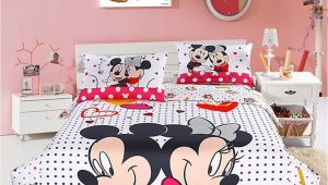 Minnie Mouse Bed Sheets Full Size Mickey and Minnie Mouse Double Bedding Set Everything Mickey Mouse