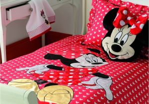 Minnie Mouse Comforter Set Full Size Decor Mickey and Minnie Mouse Bedding Queen Size Minnie Bedroom Setg