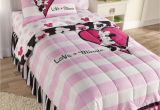 Minnie Mouse Comforter Set Full Size Decor Minnie Mouse Bedroom Decor Beds with Underneath Carpets and