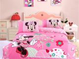 Minnie Mouse Comforter Set Twin Size Minnie Mouse Bedroom Decor Elegant Cute Minnie Mouse Bedding Set