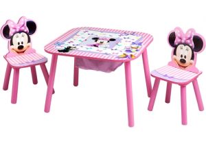 Minnie Mouse Table and Chairs B&amp;m Disney Minnie Mouse Storage Table and Chairs Set Walmart Com