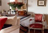 Mirror Living Room Tables Gilt Mirror Above Modern Console Table In A Country Living Room with