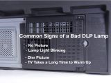 Mitsubishi Wd-60735 Lamp Light Flashing Mitsubishi Dlp Tv Repair Bad Dlp Lamp How to Fix Common Dlp Lamp