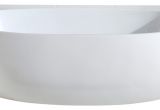 Modern Acrylic Bathtubs Ocala Modern Acrylic Freestanding soaking Tub White 68