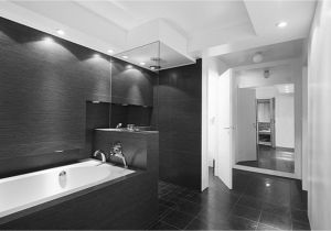 Modern Black Bathtubs Trending Ideas for Black and White Bathroom Tiles