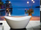 Modern Luxurious Bathtubs 67" Modern Bathroom White Acrylic Luxury Shower Free