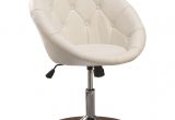 Modern Round White Accent Chair Coaster Dining Chairs and Bar Stools Contemporary Round